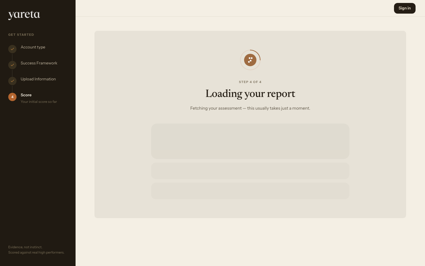 Investor — Loading report